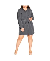 Plus Size Tie Detail Dress