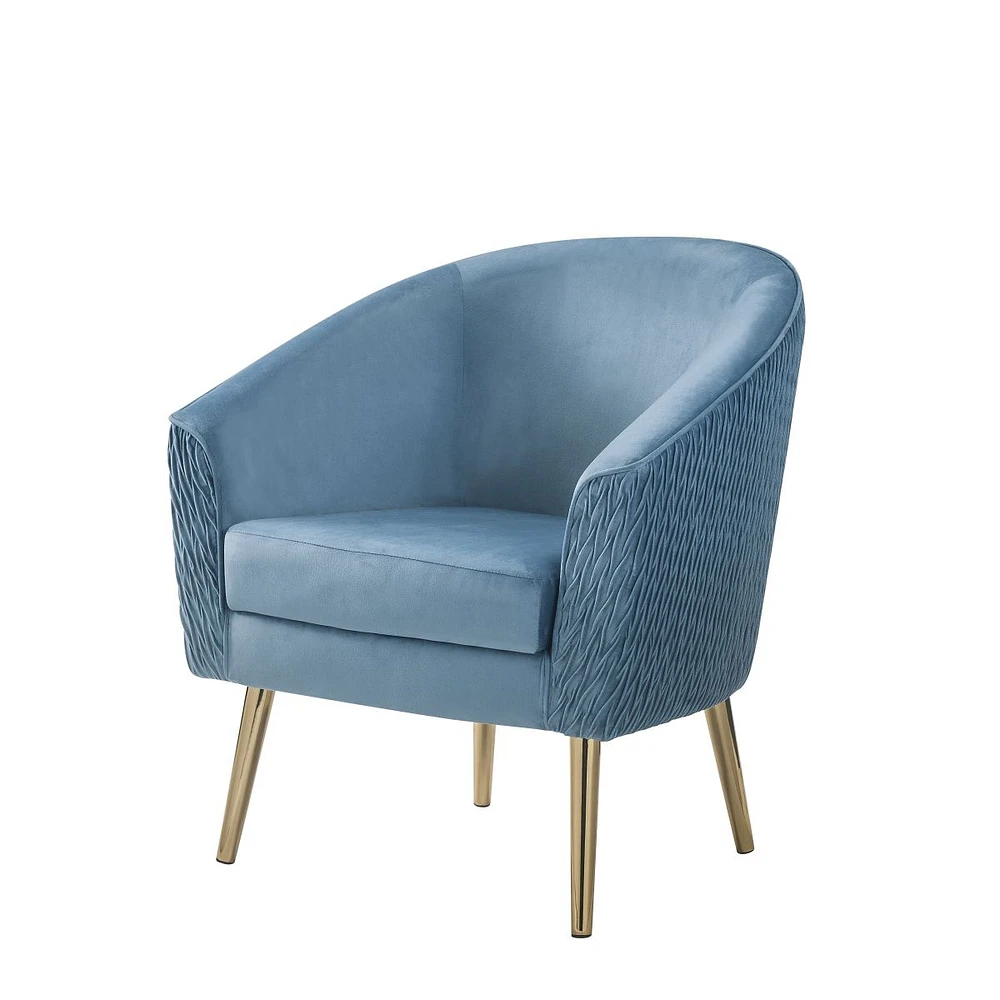 Simplie Fun Benny Accent Chair, Velvet