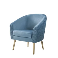 Simplie Fun Benny Accent Chair, Velvet