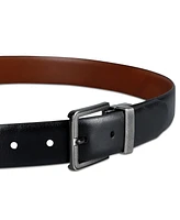 Kenneth Cole Reaction Men's Reversible Faux-Leather Harness-Buckle Belt