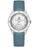 Rado Women's Swiss Automatic Captain Cook Stainless Steel Bracelet Watch 37mm Gift Set