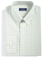 Club Room Men's Regular-Fit Gingham Dress Shirt, Created for Macy's