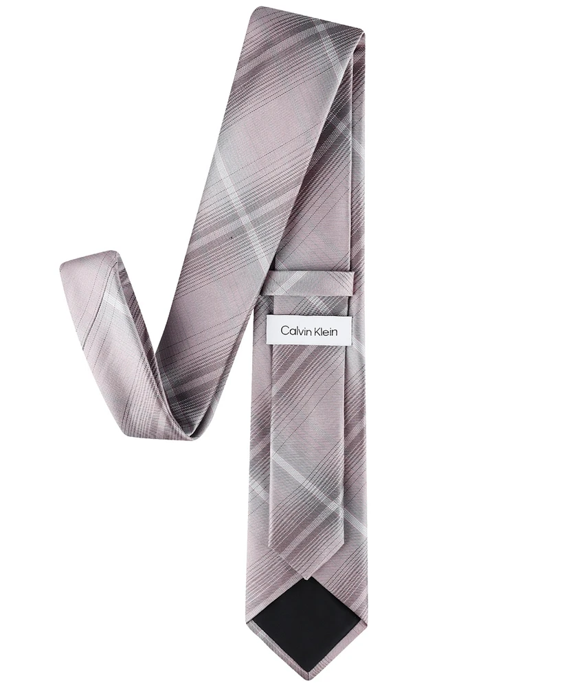 Calvin Klein Men's Davina Plaid Tie