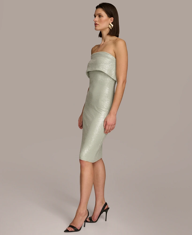 Donna Karan Women's Sequined Sheath Dress