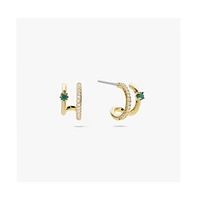 Ana Luisa Double Hoop Earrings - Percy