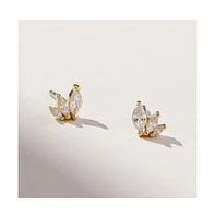 Ana Luisa Gold Stud Earrings - Kennedy