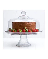 Anchor Hocking 2 Pc Canton Cake Set