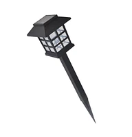 Outdoor Solar Lamp Led Light Set 12 pcs with Spike 3.4"x3.4"x15"