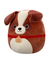 Squishmallows 8" Sassafras, St. Bernard with Neck Barrel Plush