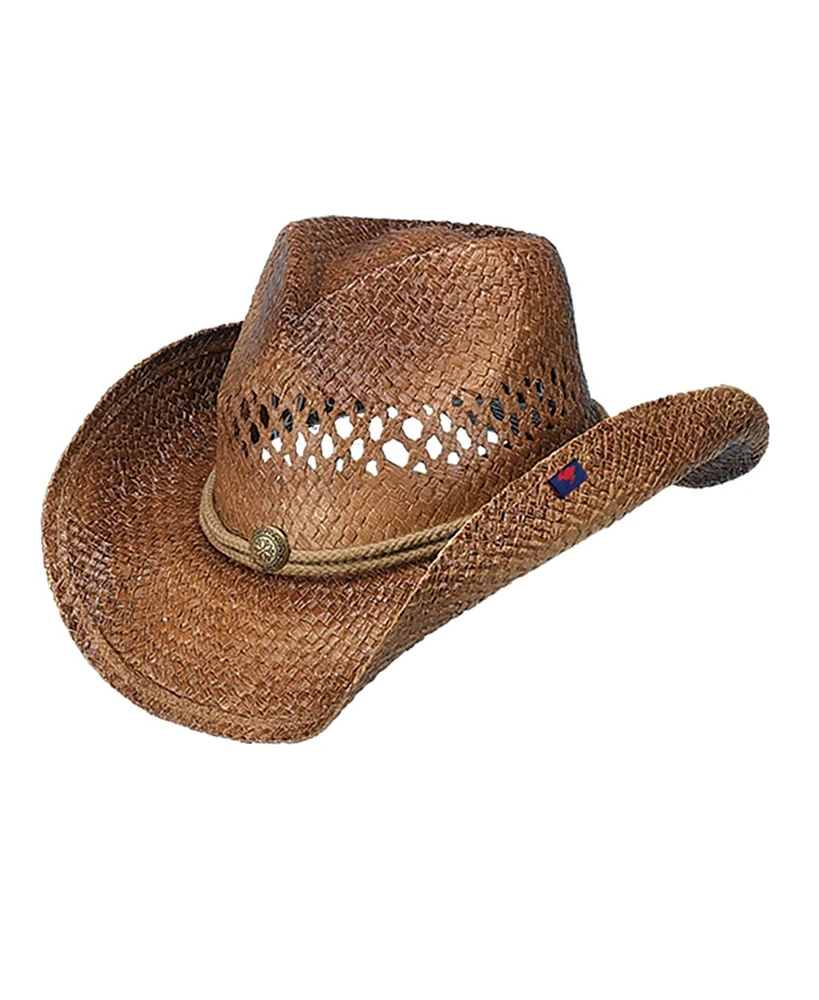 Peter Grimm Desperado Vented Rope Band Cowboy Hat