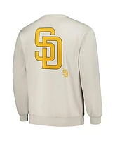 Men's Pleasures Gray San Diego Padres Ballpark Pullover Sweatshirt