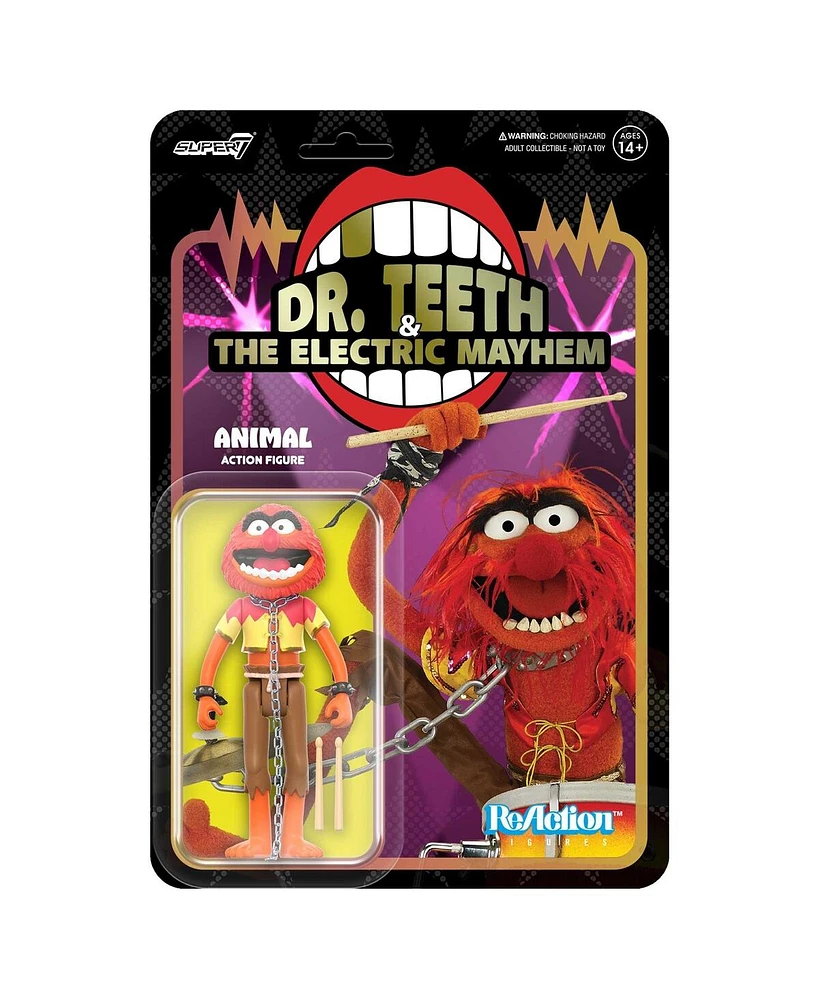 Super 7 Dr. Teeth & The Electric Mayhem Animal The Muppets ReAction Figure - Wave 1