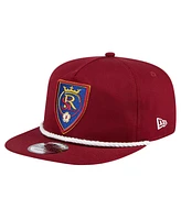 Men's New Era Red Real Salt Lake The Golfer Kickoff Collection Adjustable Hat