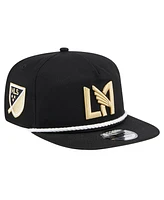 Men's New Era Black Lafc The Golfer Kickoff Collection Adjustable Hat