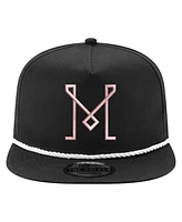 Men's New Era Black Inter Miami Cf The Golfer Kickoff Collection Adjustable Hat