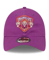 Men's New Era Purple Orlando City Sc Jersey Hook 9TWENTY Adjustable Hat