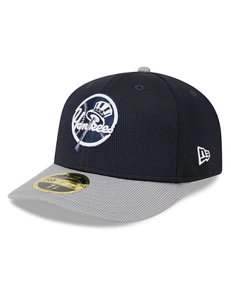 Men's New Era Navy York Yankees 2024 Batting Practice Low Profile 59FIFTY Fitted Hat