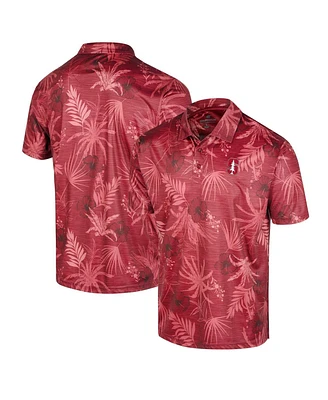 Men's Colosseum Cardinal Stanford Palms Team Polo Shirt