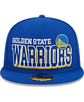 Men's New Era Royal Golden State Warriors Gameday 59FIFTY Snapback Hat