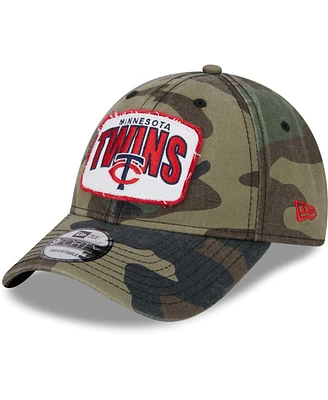 Men's New Era Camo Minnesota Twins Gameday 9FORTY Adjustable Hat
