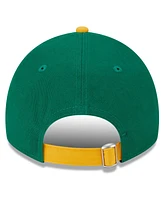 Youth Boys and Girls New Era Kelly Green Oakland Athletics 2024 Batting Practice 9TWENTY Adjustable Hat