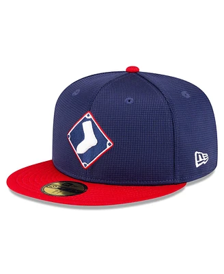 Men's New Era Navy Chicago White Sox 2024 Batting Practice 59FIFTY Fitted Hat