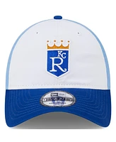 Men's New Era White Kansas City Royals 2024 Batting Practice 9TWENTY Adjustable Hat