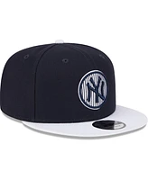 Men's New Era Navy New York Yankees 2024 Batting Practice 9FIFTY Snapback Hat