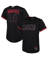 Toddler Boys and Girls Nike Ken Griffey Jr. Black Cincinnati Reds City Connect Replica Player Jersey