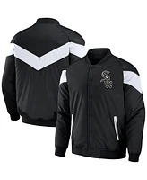 Men's Darius Rucker Collection By Fanatics Black Chicago White Sox Baseball Raglan Full-Snap Jacket