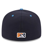Men's New Era Navy Midland Rockhounds Authentic Collection Alternate Logo 59FIFTY Fitted Hat