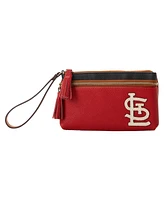 Men's and Women's Dooney & Bourke St. Louis Cardinals Infield Double-Zip Wristlet