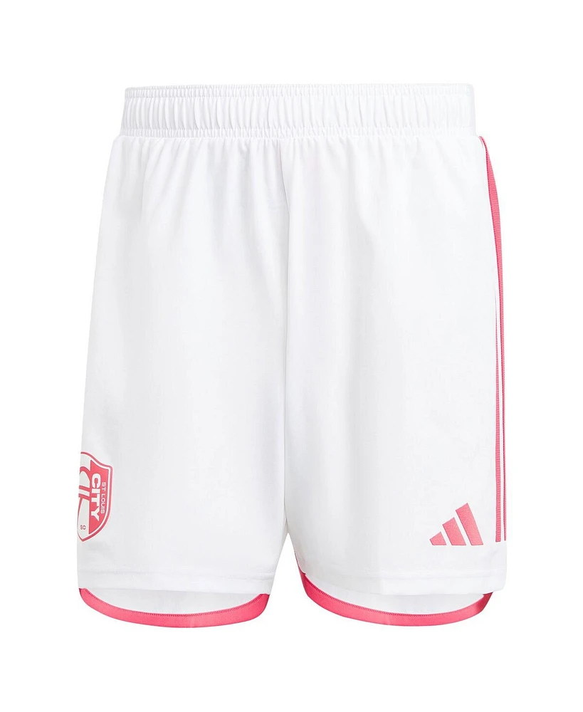 Men's adidas White St. Louis City Sc 2024 Away Aeroready Authentic Shorts