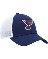 Men's adidas Navy St. Louis Blues Color Pop Trucker Adjustable Hat