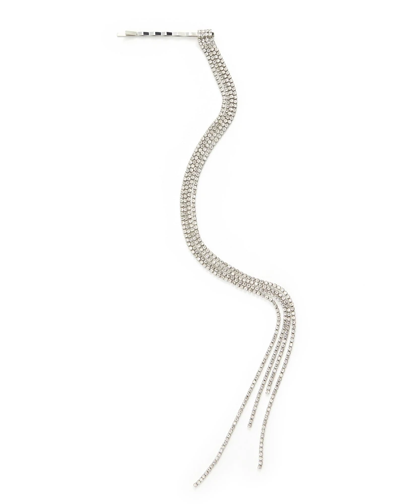 Kleinfeld Faux Stone Fringe Bobby Pin Hair Chain