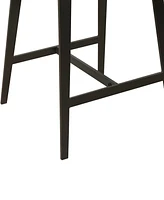 Ink+Ivy 18" Wide Rogue Armless 360° Swivel Counter Stool 25"H