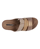 Gc Shoes Women's Delores Triple Band Wedge Sandals
