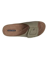 Gc Shoes Women's Hamden Buckle Comfort Flat Sandals