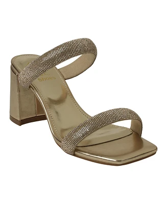 Gc Shoes Women's Luella Embellished Double Band Heeled Sandals