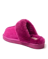 Dearfoams Fireside By Women's Sydney Genuine Shearling Scuff Slipper