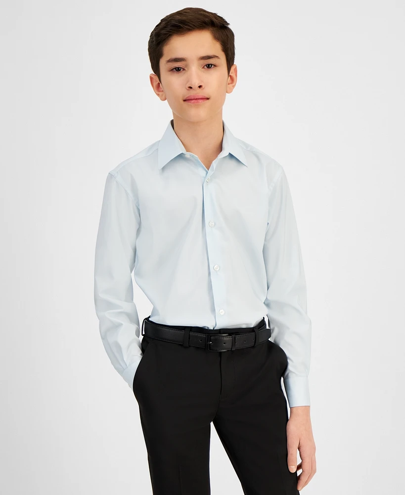 Michael Kors Big Boys Classic Fit Stretch Dress Shirt