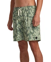 Rvca Men's Barnes Elastic Drawcord Board Shorts