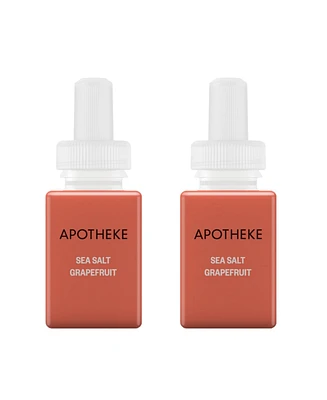 Pura Apotheke Sea Salt Grapefruit Home Scent Refill - Smart Home Air Diffuser Fragrance - Up to 120-Hours of Luxury Fragrance per Refill