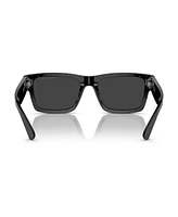 Prada Rectangular Men's Sunglasses, Pr 25ZS