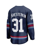 Men's Fanatics Igor Shesterkin Navy New York Rangers Alternate Premier Breakaway Player Jersey