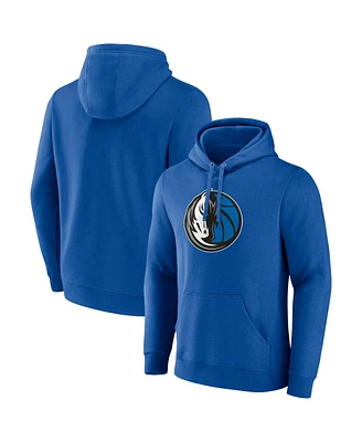 Men's Fanatics Blue Dallas Mavericks Primary Logo Pullover Hoodie