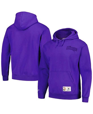 Men's Mitchell & Ness Purple Sacramento Kings Hardwood Classics Tonal Pullover Hoodie