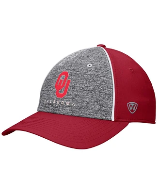 Men's Top of the World Heather Gray Oklahoma Sooners Nimble Adjustable Hat