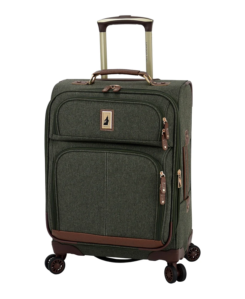 London Fog Wallington 20" Expandable Spinner Carry-on