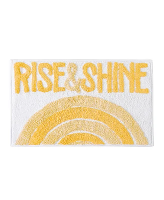 Jessica Simpson Rise & Shine Cotton Bath Rug, 20" x 32"